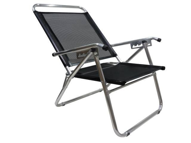 SILLON ALUMINIO ZAKA KING RECLINABLE REF.7279 GRIS COD.36136